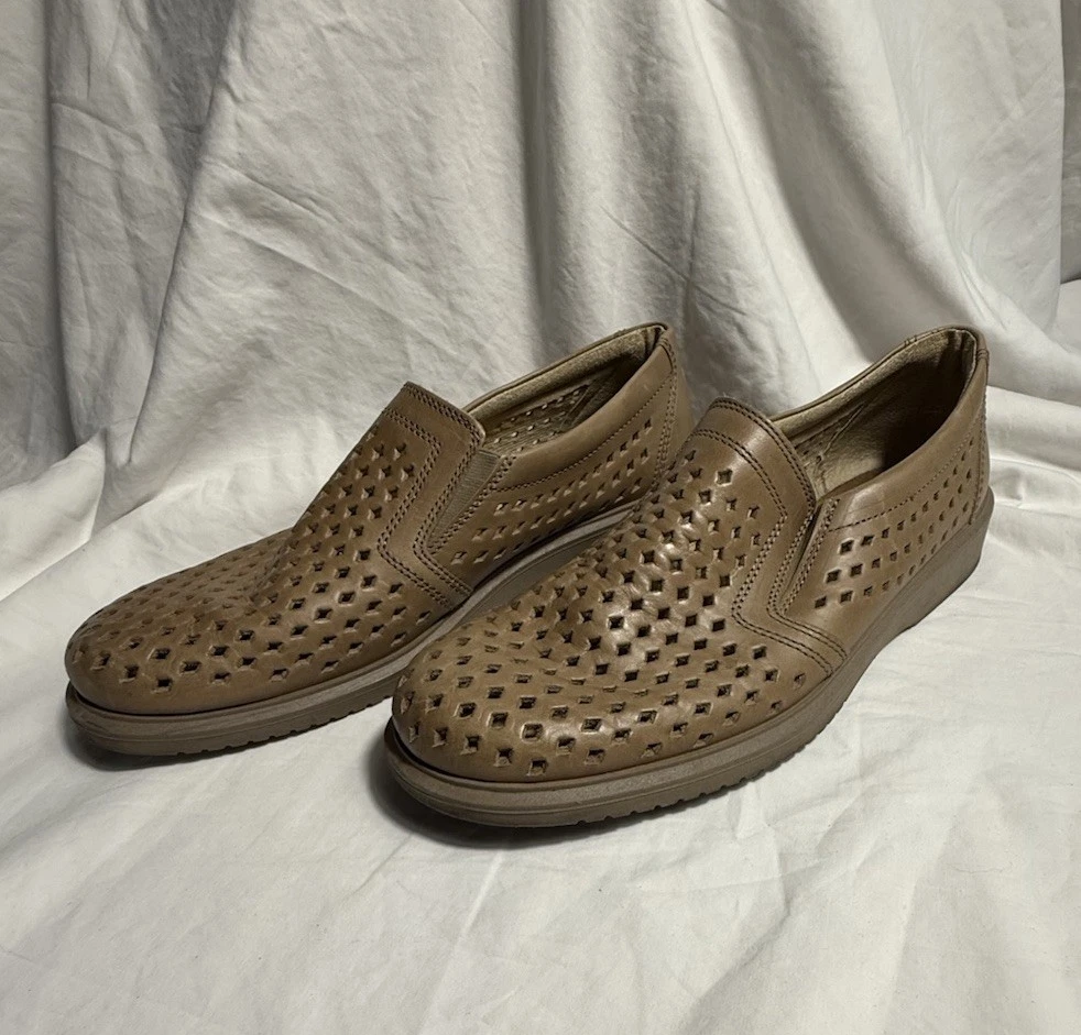 Rohde Leather Hiking Trekking Shoe Nubuck Size 40 Slip on Bungy Strap Brown #314 rohde shoes products for sale | eBay main image 4
