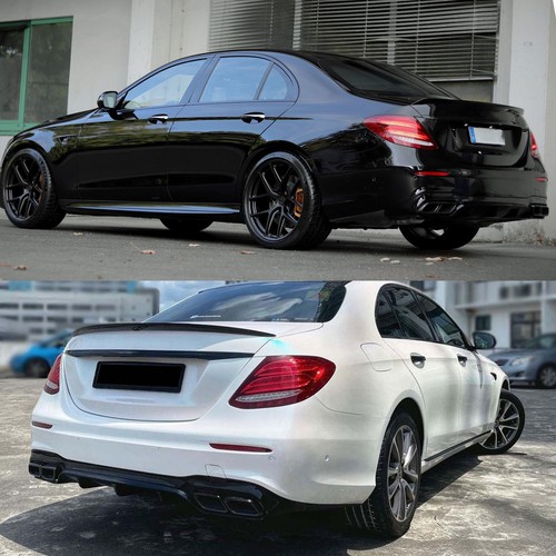 Difusor trasero labio + escape negro para Mercedes W213 S213 E63 Sport 2016-2019 - Imagen 2 de 12