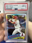 2020 Topps Chrome 1985 Topps Mike Trout #85TC1 Angels PSA 10 Gem Mint