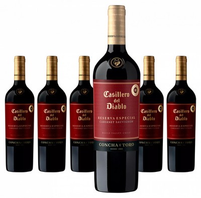 6 x Casillero Del Diablo Red Blend Reserva Especial   2023