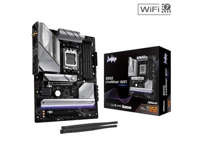 ASRock B850 Live Mixer WiFi AM5 AMD B850 SATA 6Gb/s ATX Motherboard