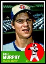 2022 Topps Archives #24 Dale Murphy Atlanta Braves OF retro green frame portrait