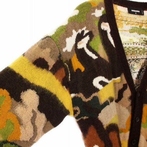 DSQUARED DSQUARED2 22AW Gash Cardigan Knit Long Sleeve Mohaired Alpaca Used fe68 - Picture 5 of 6