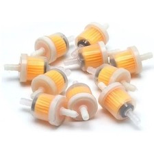 6mm Motorcycle Fuel Filter Set Inline Clear Plastic