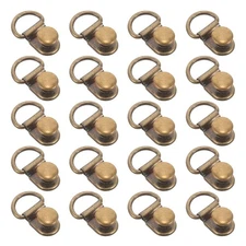 60 Pcs Eyelet Hooks for Boots Metal Fasteners Footwear Accessories