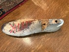 Vintage Abstract Art Wood & Metal Shoe Form Size 5 “Anyik”, Or Maybe Antik — photo 3