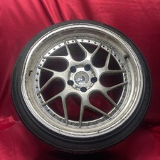 19x9.5 15 Aodhan Ds1 5x114.3 Chrome Wheel With Tire Lip Is Damaged