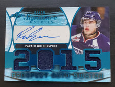 2015 Leaf Signature Series Parker Wotherspoon Prospect Auto Swatch 1/15 #PAJ-PW1