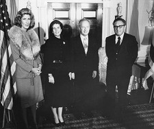 Israeli Prime Minister Yitzhak Rabin US Secretary of State Henry K - Old Photo