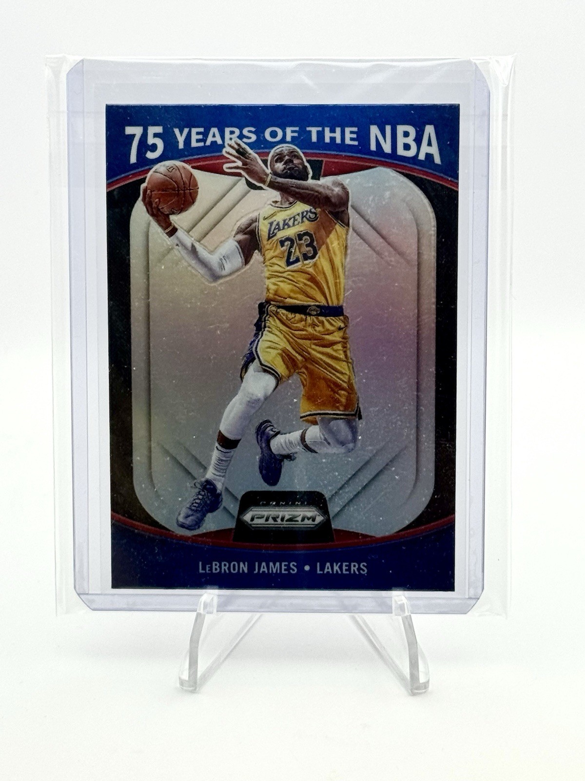 2021-22 Donruss Optic 75 Years of the NBA #1 LeBron James Los Angeles Lakers