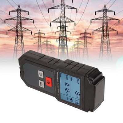 EMF Meter For Electromagnetic Field 5HZ To 3500MHz With Digital LCD Screen DSMJ