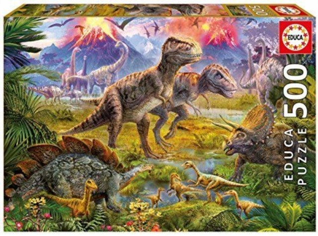 Educa Borras - Dinosaur Gathering 500 piece Jigsaw Puzzle (Jigsaw)
