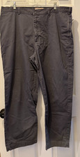 Old Navy Khaki Pants Mens 40x30 Dark Gray Straight 100 Cotton