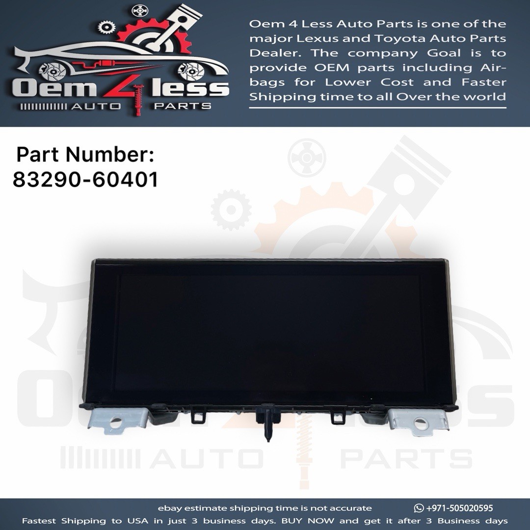 Lexus LX570 Radio Navigation Display Unit 83290-60401 OEM 2016 To 2021
