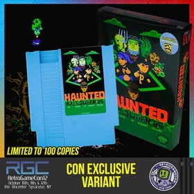 Haunted: Halloween '86 Exclusive RetroGameCon Chiller Blue Variant 1/100 CIB NES