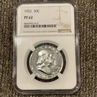 1952 Franklin 50c Proof Half Dollar NGC PF62 Free S/H NGC 8447992-012