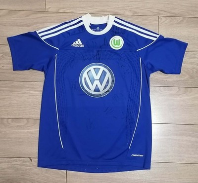 ADIDAS VFL WOLFSBURG JERSEY SHIRT TRIKOT MAILOT GERMANY DEUTSCHLAND BUNDES M S