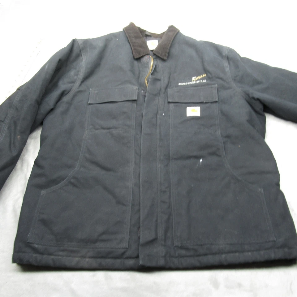 Carhartt Jacket Men XL Black Artic Traditional Quilt Lined Insulated Canvas C003 - Image 3 of 4