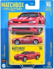 Matchbox 1/64 Chevrolet Camaro modello pressofuso, da collezione, pneumatici in gomma, nuovo
