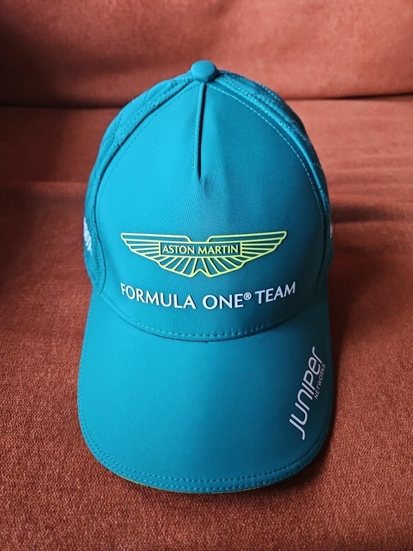 Aston Martin Formula One F1 Team Ball Cap Hat Green Adjustable Aramco OSFM New