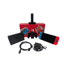 Nintendo Switch Console (HAC-001 (-01)) w/ Joy-Con Charger & Controller Grip