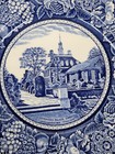 Wedgwood Governor's Palace Garden Williamsburg, Virginia Blue/White Plate — photo 4