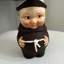 Vintage Monk Character Jug West Germany Ceramic Friar Pitcher Creamer