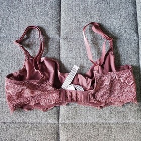Victoria's Secret Dream Angels Wicked Unlined Smooth Shimmer Balconette Bra 32C