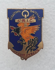 4° RIC Régiment d'Infanterie Coloniale, coc noir, poinçon Arthus Bertrand