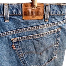 True Vintage VTG Levi's 545 Jeans 44x30 Loose Fit Tapered Signature Denim 1990s
