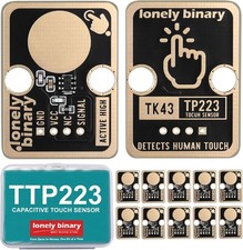12-Pack TTP223 Touch Switch Module Gold Edition Capacitive Sensor KIT Premium