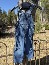 OshKosh B'gosh Denim Overalls Vestbak Toddler4T Vintage Classic Gently-Used Farm