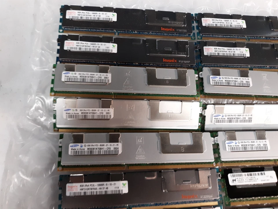 Lot of 48 Mix Samsung Micron Hynix 8GB 2Rx4 PC3/PC3L 10600R/8500R RAM - Image 4 of 4