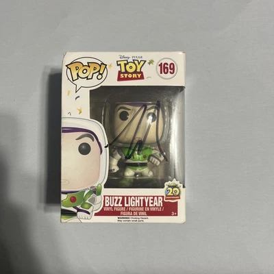 Buzz Lightyear Funko Pop 169 Tim Allen Auto Lost COA Priced Accordingly! - Image 1 of 4