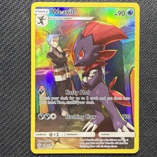 Weavile 238/236 Pokemon segreto raro eclissi cosmica sole e luna quasi nuovo