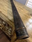 Antique Brass Telescope Spyglass Leather Wrapped Dust Shutter 31”aprox — photo 4