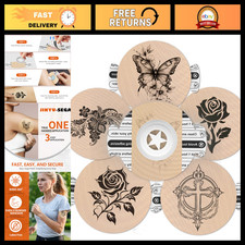 Waterproof Tattoo Sensor Covers for Libre 3 Plus - Hard Cap, Bump-Proof Protec