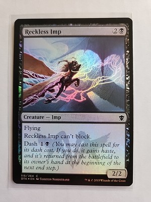 Reckless Imp (Foil) - Dragons of Tarkir - LP - MTG Magic - Common - Creature