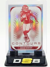 2025 Panini Phoenix Silver Contours Xavier Worthy Chiefs #16 Insert