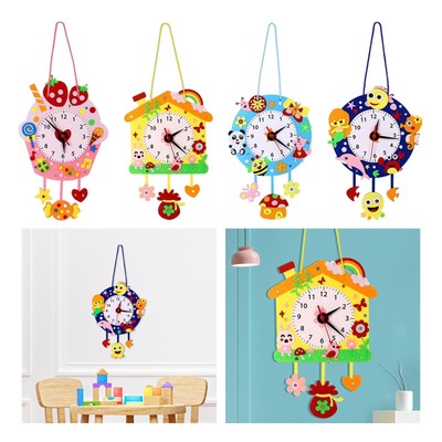 DIY Wanduhr Handarbeit Material Kit Montessori Lernspielzeug Spiel Spielzeug