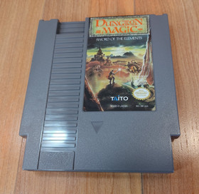 Nr MINTY BOX CIB Dungeon Magic complete in nintendo nes colletor quality VGC lot