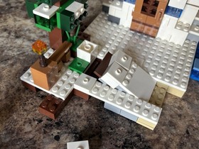 Lego Minecraft 21120 & 21134 The Snow Hideout & Waterfall Base w/ All Manuals