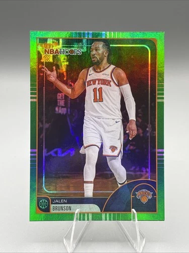 2026 Topps NBA Hoops Jalen Brunson #190 Green Parallel