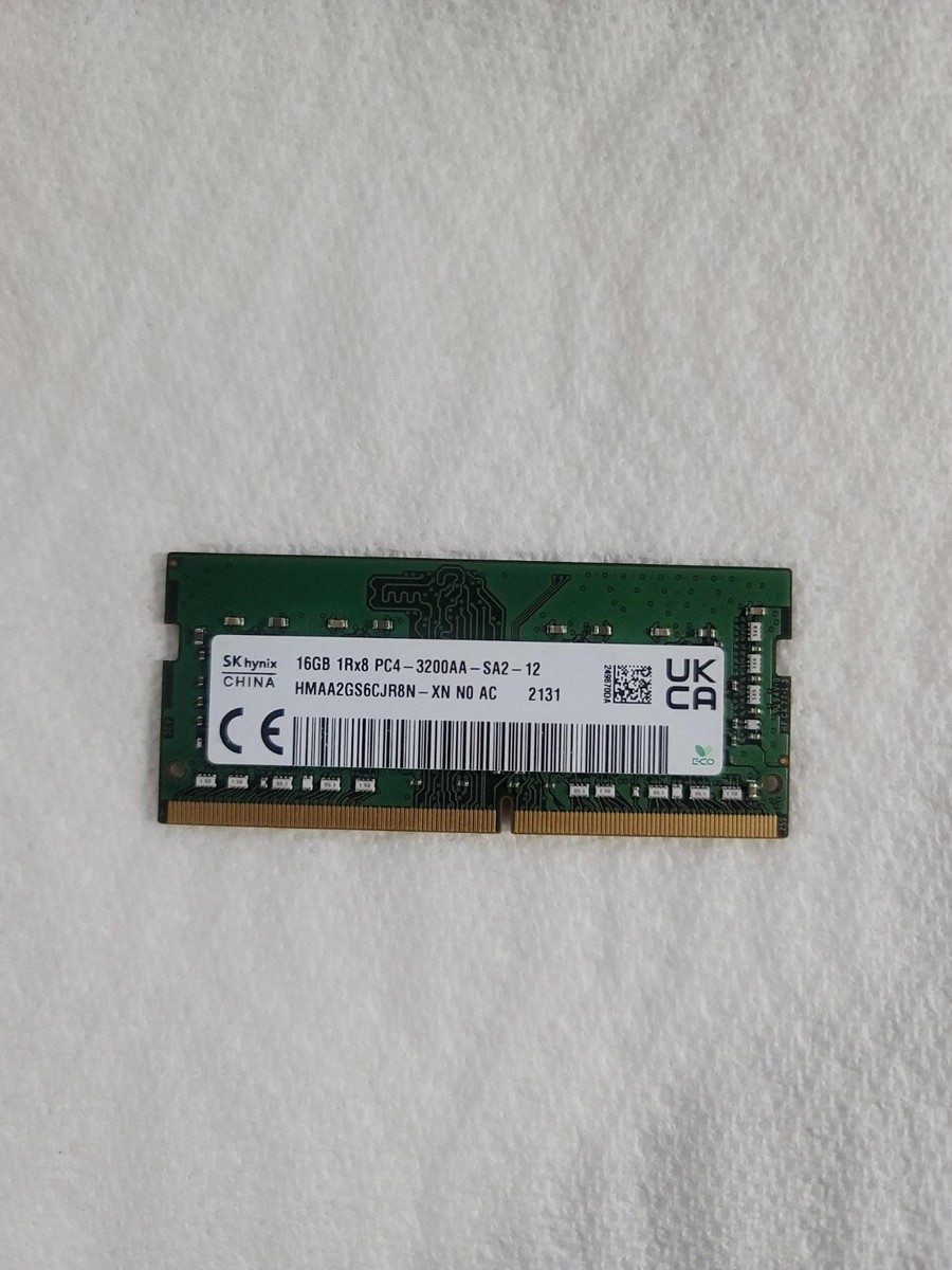 焼*ば様 SK hynix 1Rx8 PC4-3200AA SA2 11 16G SK Hynix 16GB 1RX8 PC4-3200AA-SA2 SODIMM Memory RAM HMAA2GS6CJR8N