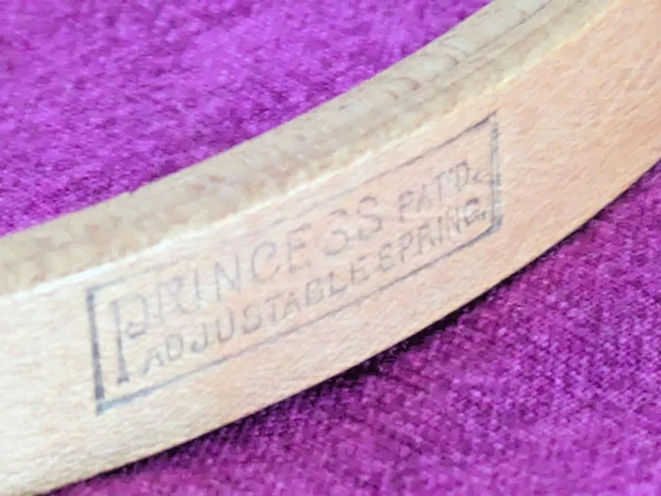 Vintage PRINCESS 6 Inch Round Bow Spring Hard Wood Embroidery Hoop EXCELLENT! - Image 3 of 4