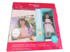 AMERICAN GIRL SAMANTHA 3 BOOK COLLECTION  MINI DOLL  STAND  BOOKMARK NIB