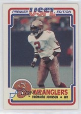 1984 Topps USFL Trumaine Johnson #3 1b9b