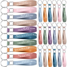 30 Pcs Thank You Gifts Bulk Keychains Employee Appreciation, Fresh