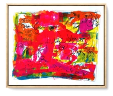 STEVEBARTZ ORIGINAL ART "LOVE LETTER" 18X24 GALLERY THICK PAPER FINE ART HOME