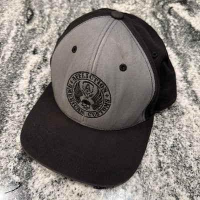 Affliction Hat Gray White Mesh Trucker Cap America Customs Snapback Y2K